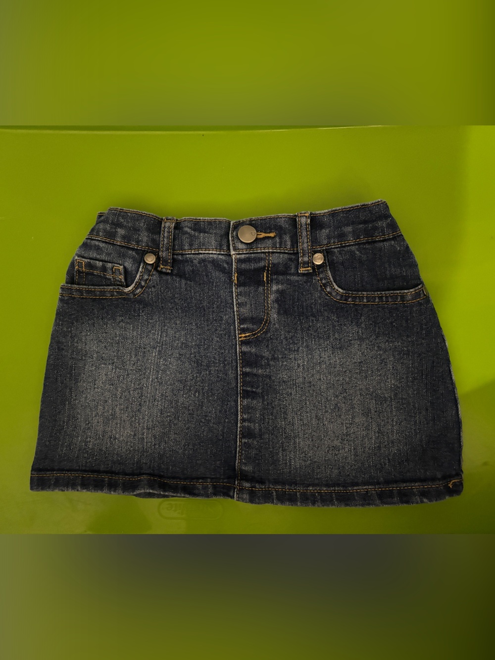 The Children's Place Dark Blue Denim Mini Skirt